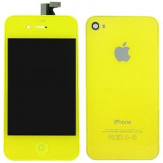 Carcasa fata ansamblu LCD ecran display touch screen capac baterie iPhone 4 NOUA foto