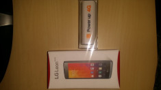 Lg Leon+ baterie externa 2000 mAh+prepay Orange 5 euro sigilate+garantie foto