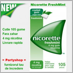 Guma Nicorette Freshmint 4mg - Cutie 105 bucati foto