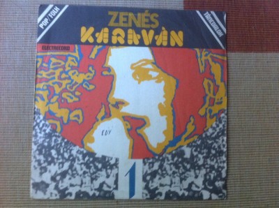 Zenes Karavan 1 Caravana Muzicala disc vinyl lp selectii muzica folk rock VG/VG+ foto