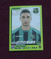 cartonas / Sticker fotbal - Sime Vrsaljko / Sassuolo - Calciatori 2014 - 2015 foto
