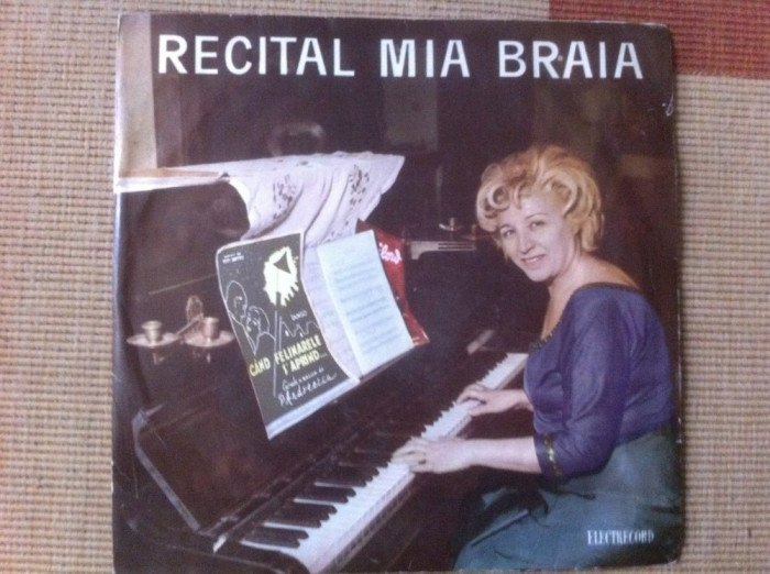 Mia Braia recital disc vinyl 10&quot; muzica usoara latin pop tango slagare EDD 1088