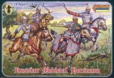 Set 12 Calareti - Russian Medieval Horsemen scara 1:72 foto