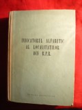 Indicatorul Alfabetic al Localitatilor din RPR 1956 - Ed.Stiintifica