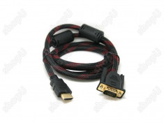 Cablu HDMI-VGA lungime 1.5 m foto