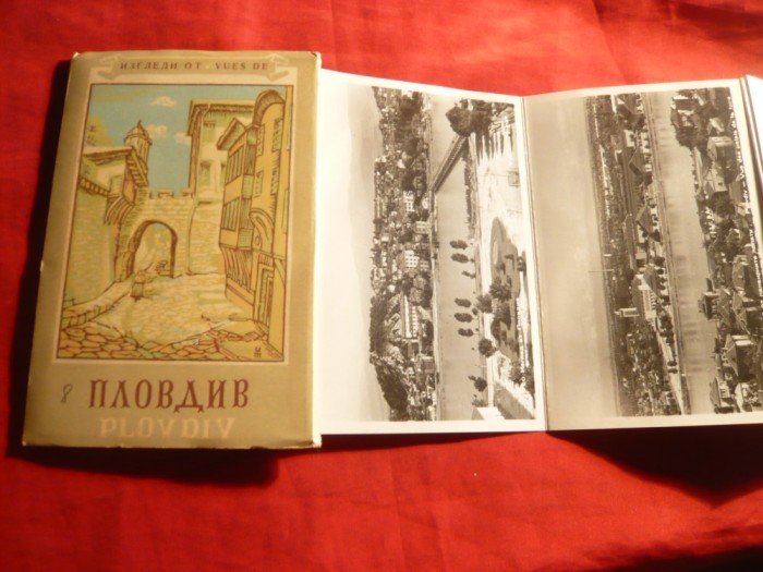 Carnet 8 Ilustrate Plovdiv , inc. anilor &#039;50