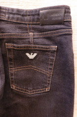 Blugi AJ Armani Jeans Eco-Wash; marime 29, vezi dimensiuni exacte foto