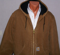 Geaca barbati CARHARTT workwear worn in / uzata marimea M / L culoarea camel foto