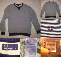 Bluza FRED PERRY (XL) Bluza Cardigan Pulovar Barbati - marimea XL foto