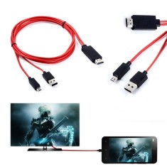 CABLU VIDEO MHL DIGITAL 1080P HTC One X M7 M8 FACE LEGATURA DINTRE TV SI TELEFON foto