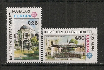 Cipru Turcesc.1978 EUROPA-Monumente MC.385 foto