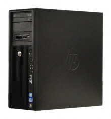 Workstation HP Z210 Tower, Intel Quad Core Xeon E3-1270 , 3.4 GHz, 4 GB DDR3 ECC, 250 GB HDD SATA, DVD-ROM, nVidia Quadro NVS 290, Windows 7 foto