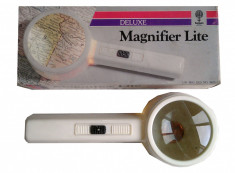 LUPA de sticla cu maner de plastic MAGNIFIER LITE - DELUXE foto