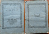 Lucrarile Adunarii Obstesti ; Regulament ,1852 , lucrare semnata de Gh. Lahovari