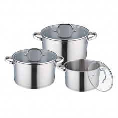 Set oale inox Dekassa DK-3308, 6 piese, capace sticla foto