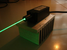 dioda laser - laser head profesional LASERWORLD 500mW, 532nm OEM, DPSS foto