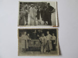 2 FOTOGRAFII COLECTIE CU VEHICUL ICAB SI ORAS DIN ANII 30, Romania 1900 - 1950, Portrete