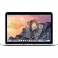 Laptop Apple MacBook 12 inch Retina Intel Broadwell Core M 1.1 GHz 8GB DDR3 256GB SSD Mac OS X Yosemite RO Keyboard Silver foto