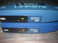 LOT 3 Linksys acces point WAP 54G defecte foto