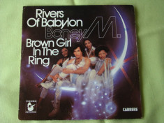 BONEY M - Rivers of Babylon/Browng Girl In The Ring - Single Vinil foto