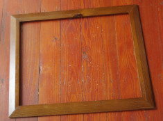 rama veche din lemn pentru tablou sau oglinda - model deosebit !!! foto