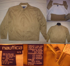 Geaca NAUTICA (M / L) barbati casual jacheta MADE IN HONG KONG autentica foto