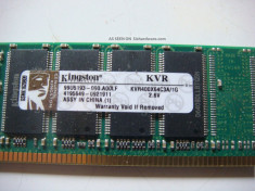 memorie 1GB DDR1 Kingston 1GB PC3200 DDR-400MHz non-ECC KVR400X64C3A/1G foto