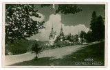 1906 - SINAIA, Prahova, PELES Tower - old postcard, real PHOTO - used, Circulata, Fotografie