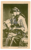2728 - ETHNIC woman, Port Popular - old postcard - unused, Necirculata, Printata