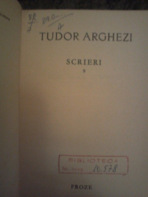 Tudor Arghezi - Scrieri 9 foto