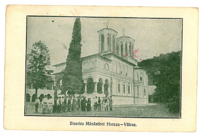 2300 - HOREZU, Valcea, Monastery - old postcard - unused