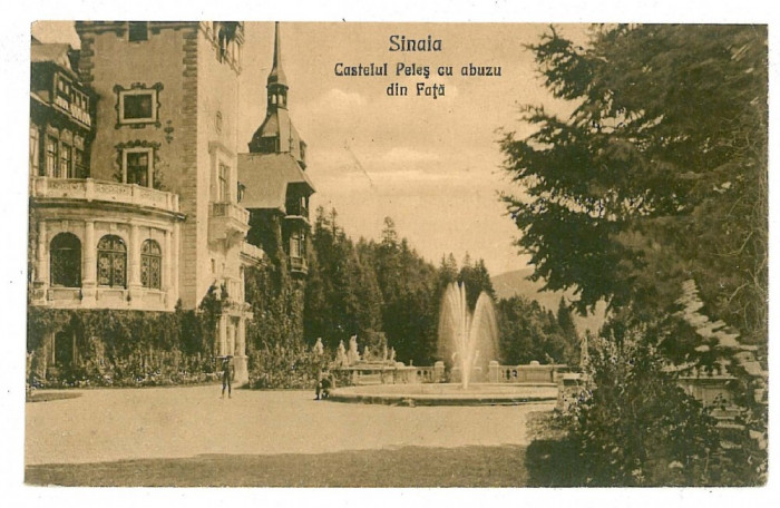 2311 - SINAIA, Prahova, Peles Castle - old postcard - unused