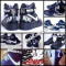 SNEAKERS BARBATI FIRMA NIKE SUPREME AIR FORCE 1 WORLD FAMOUS GHETE BLEUMARIN