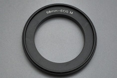 Canon EOS M - 58mm Inel inversor macro foto
