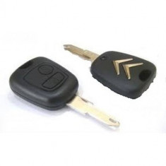 Carcasa cheie briceag cu 2 butoane, compatibila cu: Peugeot 407 foto