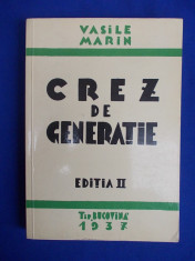 VASILE MARIN - CREZ DE GENERATIE - EDITIA 4-A - MUNCHEN - 1977 foto