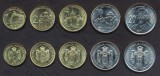 SERBIA █ SET COMPLET DE MONEDE █ 1, 2, 5, 10, 20 Dinara █ 2011 █ UNC