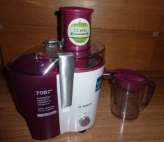 Storcator de fructe si legume Bosch Vita Juice 2 - MES25C0, 700 W, 1.25 l foto