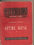 (C6386) CONSTANTIN NEGRUZZI - OPERE ALESE, VOL. I