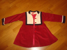 Palton pentru fetite elegante, Iridor, marime 128 cm foto
