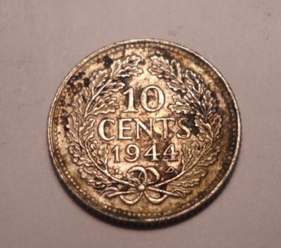 Olanda 10 Cents 1944 foto