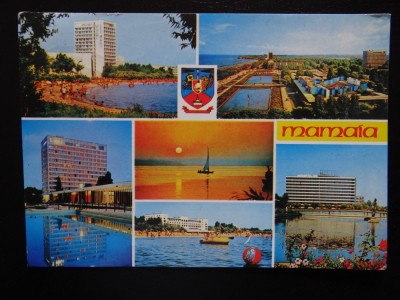 SEPT15-Vedere/Carte postala-Mamaia-circulata foto