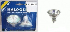 2x Halogeen Reflector Lampen 12 V 50W G 5.3 foto