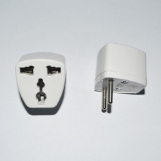 3 in 1 Adaptor UK AU US la EU culoare alba AL689 foto