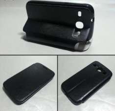 Husa Samsung Galaxy Pocket 2 G110H Flip Case Slim Black foto