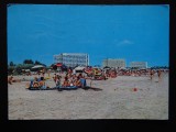 SEPT15-Vedere/Carte postala-Mamaia-Plaja-Intreg postal-circulata, Printata