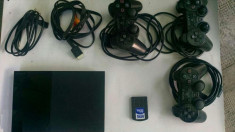 Ps2 slim play station nemodat 90006 64MB 3 controler 12 CD cu joc original foto