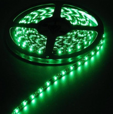 5M Green LED Strip 60LED/M White PCB SMD3528 IP20 AL020 foto