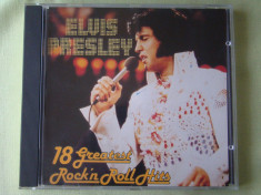 ELVIS PRESLEY - 18 Greatest Rock&amp;#039;N Roll Hits - C D Original ca NOU foto