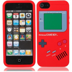 Game Boy Style Protective Silicone Cover Case for iPhone 5 Red WW87006994 foto